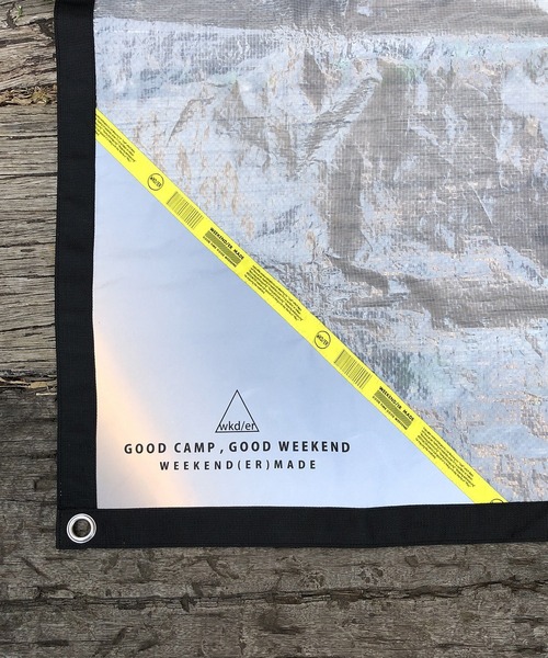 THE MILES(ザ マイルズ)の「WEEKEND(ER) ウィークエンダー PE CAMP CARPET ポリエチレンマルチシート(アウトドアグッズ・レディース・ホワイト・FREE)」の5枚目の写真