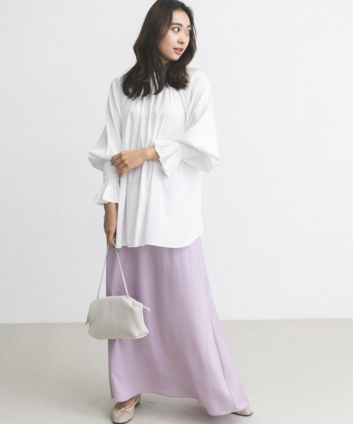 URBAN RESEARCH ROSSO WOMEN(アーバンリサーチ ロッソ)の「2WAYボリュームスリーブブラウス(シャツ/ブラウス・レディース・オフホワイト/ライトベージュ・FREE)」の22枚目の写真