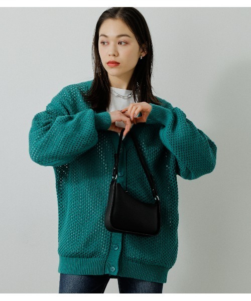 AZUL by moussy（アズールバイマウジー）の「MINI BAG POUCH/ミニバッグポーチ（ポーチ・レディース・ブラック/ライトベージュ・FREE）」の8枚目の写真
