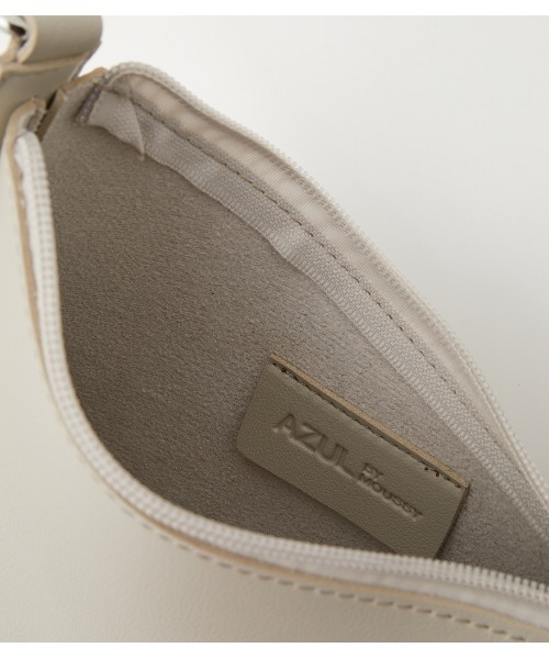 AZUL by moussy（アズールバイマウジー）の「MINI BAG POUCH/ミニバッグポーチ（ポーチ・レディース・ブラック/ライトベージュ・FREE）」の13枚目の写真