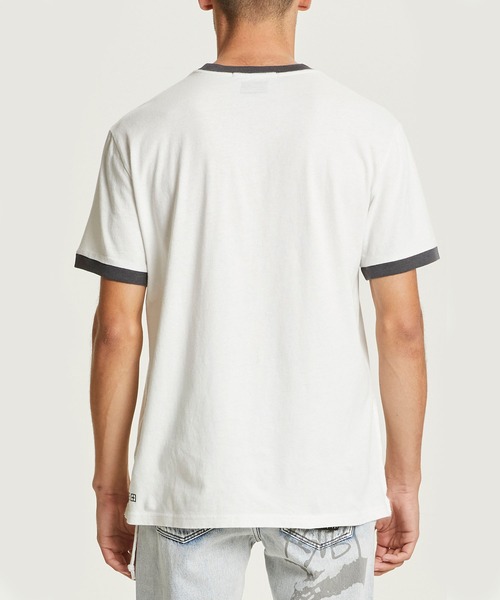 KSUBI(スビ)の「KSUBI SEXE KASH SS RINGER TEE (5000007172/5000007171)(Tシャツ/カットソー・メンズ・ホワイト/チャコールグレー・MEDIUM/LARGE)」の3枚目の写真