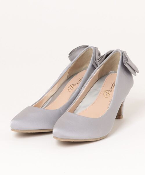 Parade（パレード）の「【極ふわっ】バックリボンパンプス　18161【Parade】（パンプス・レディース・ライトパープル/ライトベージュ/シルバー/ゴールド/ブラック系その他/ブラック/アイボリー/ネイビー/シルバー系その他/ピンクベージュ/グレー/グレー系その他/ピンク系その他/ベージュ・22.5cm/23.5cm/24.5cm/25.5cm/23.0cm/24.0cm/25.0cm/22.0cm/26.0cm）」の13枚目の写真