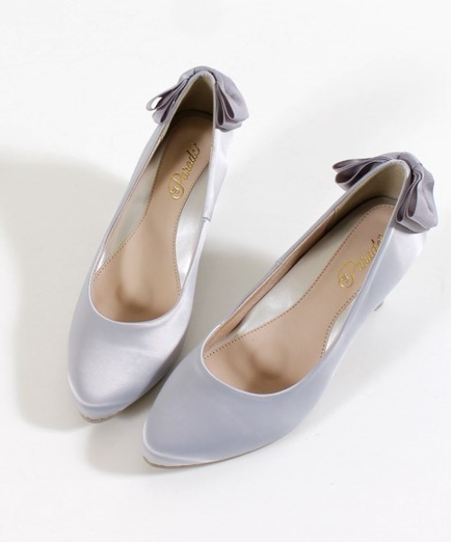 Parade（パレード）の「【極ふわっ】バックリボンパンプス　18161【Parade】（パンプス・レディース・ライトパープル/ライトベージュ/シルバー/ゴールド/ブラック系その他/ブラック/アイボリー/ネイビー/シルバー系その他/ピンクベージュ/グレー/グレー系その他/ピンク系その他/ベージュ・22.5cm/23.5cm/24.5cm/25.5cm/23.0cm/24.0cm/25.0cm/22.0cm/26.0cm）」の12枚目の写真