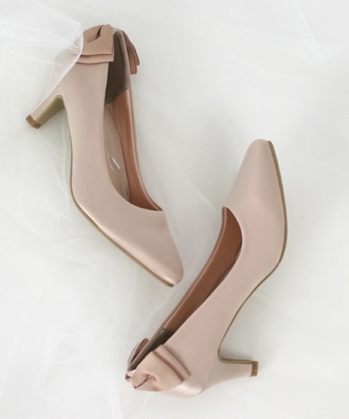 Parade（パレード）の「【極ふわっ】バックリボンパンプス　18161【Parade】（パンプス・レディース・ライトパープル/ライトベージュ/シルバー/ゴールド/ブラック系その他/ブラック/アイボリー/ネイビー/シルバー系その他/ピンクベージュ/グレー/グレー系その他/ピンク系その他/ベージュ・22.5cm/23.5cm/24.5cm/25.5cm/23.0cm/24.0cm/25.0cm/22.0cm/26.0cm）」の19枚目の写真