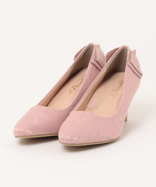 Parade（パレード）の「【極ふわっ】バックリボンパンプス　18161【Parade】（パンプス・レディース・ライトパープル/ライトベージュ/シルバー/ゴールド/ブラック系その他/ブラック/アイボリー/ネイビー/シルバー系その他/ピンクベージュ/グレー/グレー系その他/ピンク系その他/ベージュ・22.5cm/23.5cm/24.5cm/25.5cm/23.0cm/24.0cm/25.0cm/22.0cm/26.0cm）」の22枚目の写真