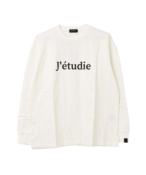 RAT EFFECT（ラットエフェクト）の「jetudieプリント袖リブロングTシャツ（Tシャツ/カットソー・キッズ・カーキ/サックスブルー/オフホワイト/ブラック/グレイッシュベージュ/チャコールグレー・160/130/150/140/120）」の17枚目の写真