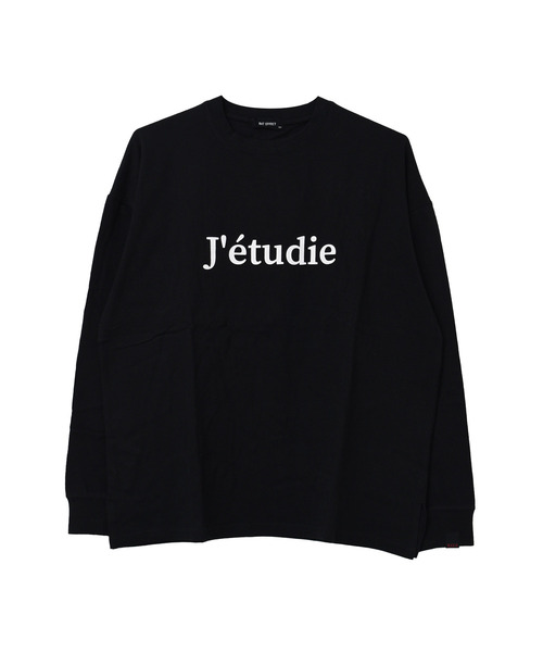 RAT EFFECT（ラットエフェクト）の「jetudieプリント袖リブロングTシャツ（Tシャツ/カットソー・キッズ・カーキ/サックスブルー/オフホワイト/ブラック/グレイッシュベージュ/チャコールグレー・160/130/150/140/120）」の18枚目の写真