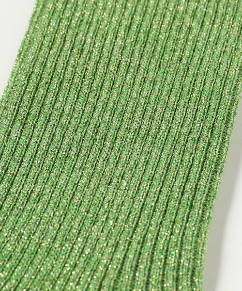 BEAMS LIGHTS（ビームスライツ）の「BEAMS LIGHTS / グリッター リブ ソックス（ソックス/靴下・レディース・ゴールド/グリーン/オレンジ系その他・ONE SIZE）」の8枚目の写真