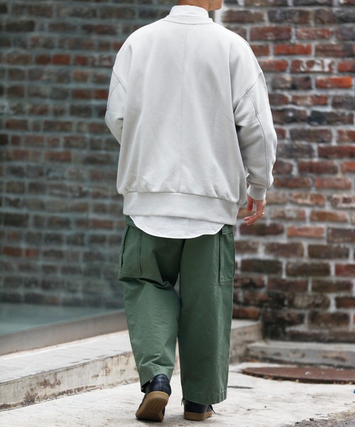 DISCOAT(ディスコート)の「ヘヴィウェイトシンプルロゴビックスウェット(スウェット・レディース・ホワイト/ベージュ/バイオレット・FREE)」の7枚目の写真