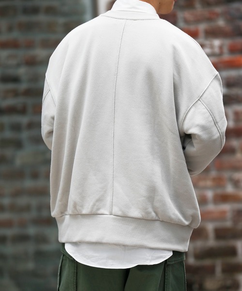 DISCOAT(ディスコート)の「ヘヴィウェイトシンプルロゴビックスウェット(スウェット・レディース・ホワイト/ベージュ/バイオレット・FREE)」の11枚目の写真