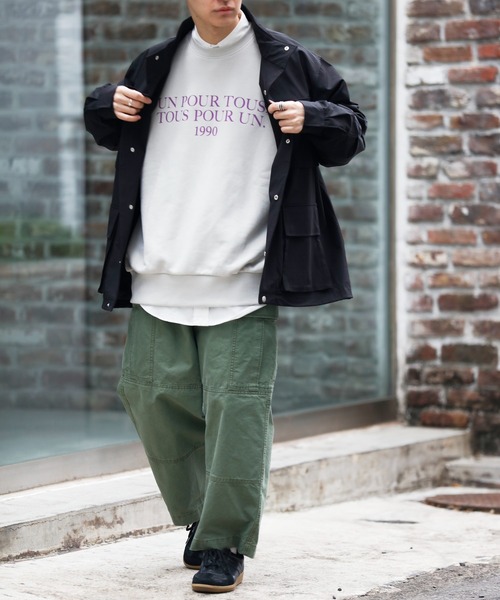 DISCOAT(ディスコート)の「ヘヴィウェイトシンプルロゴビックスウェット(スウェット・レディース・ホワイト/ベージュ/バイオレット・FREE)」の12枚目の写真