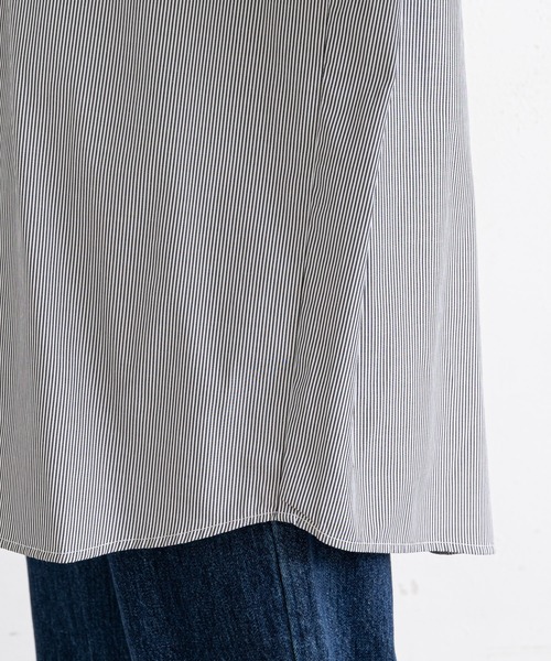 prose verse（プロズヴェール）の「クレリック袖ボリュームブラウス（シャツ/ブラウス・レディース・オフホワイト/ブラック/ブルー/ピンク/サックスブルー・MEDIUM）」の22枚目の写真