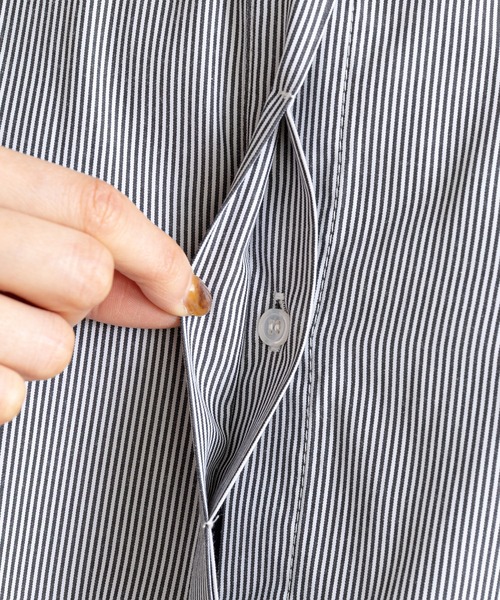 prose verse（プロズヴェール）の「クレリック袖ボリュームブラウス（シャツ/ブラウス・レディース・オフホワイト/ブラック/ブルー/ピンク/サックスブルー・MEDIUM）」の20枚目の写真