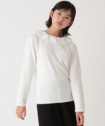 pom ponette junior | 【AMI】衿フリルカットソー(Tシャツ/カットソー)
