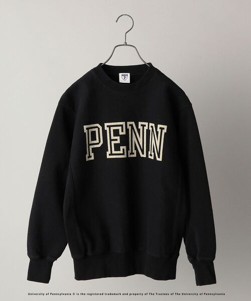 SHIPS: ビッグシルエット UNIVERSITY / YALE プリント スウェット