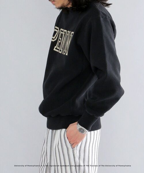 SHIPS: ビッグシルエット UNIVERSITY / YALE プリント スウェット