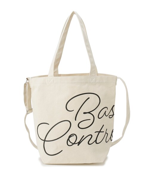 BASECONTROL（ベースコントロール）の「◆デザインバリエーション グラフィック2WAYキャンバストートバッグ（トートバッグ・メンズ・アイボリー/アイボリー系/アイボリー系1・99）」の3枚目の写真