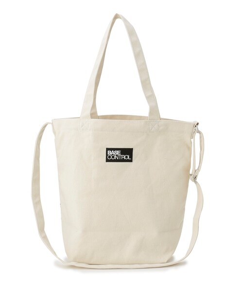 BASECONTROL（ベースコントロール）の「◆デザインバリエーション グラフィック2WAYキャンバストートバッグ（トートバッグ・メンズ・アイボリー/アイボリー系/アイボリー系1・99）」の6枚目の写真