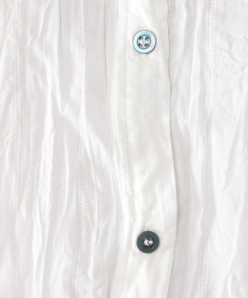 BARNYARDSTORM（バンヤードストーム）の「BARNYARDSTORM / クリンクルシャツ（シャツ/ブラウス・レディース・ホワイト/ブラック/イエロー・1/0）」の14枚目の写真