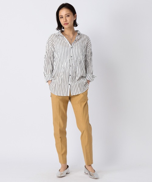 BARNYARDSTORM（バンヤードストーム）の「BARNYARDSTORM / クリンクルシャツ（シャツ/ブラウス・レディース・ホワイト/ブラック/イエロー・1/0）」の20枚目の写真