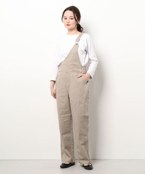 KOBE LETTUCE（コウベレタス）の「ワンショルダーオーバーオール（サロペット/オーバーオール・レディース・ブルー/ベージュ・FREE）」の11枚目の写真