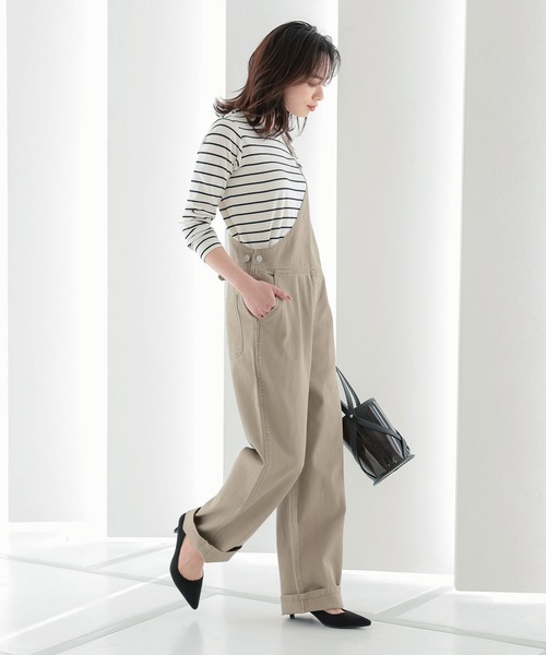 KOBE LETTUCE（コウベレタス）の「ワンショルダーオーバーオール（サロペット/オーバーオール・レディース・ブルー/ベージュ・FREE）」の10枚目の写真