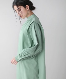 【WEB限定】タックショルダープリーツスリーブブラウス