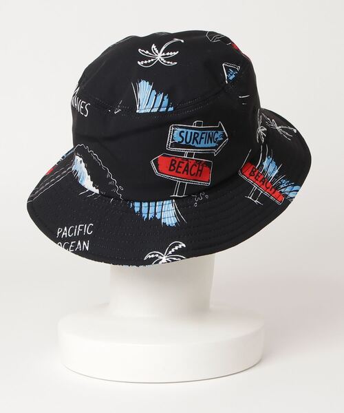 ANCHOR（アンカー）の「CELEB  ウェーブ柄バケットハット（ハット・メンズ・ホワイト/ブラック/ネイビー・FREE）」の6枚目の写真