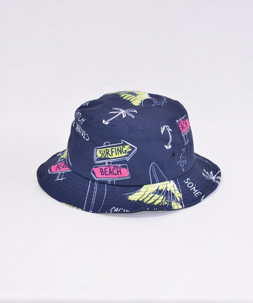 ANCHOR（アンカー）の「CELEB  ウェーブ柄バケットハット（ハット・メンズ・ホワイト/ブラック/ネイビー・FREE）」の3枚目の写真