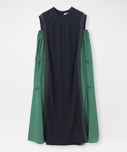 LOVELESS（ラブレス）の「【ドラマ着用商品】サイドドロストギャザードレス（ワンピース・レディース・ブラック/ネイビー/ライトイエロー/ブラウン系その他3・36）」の3枚目の写真