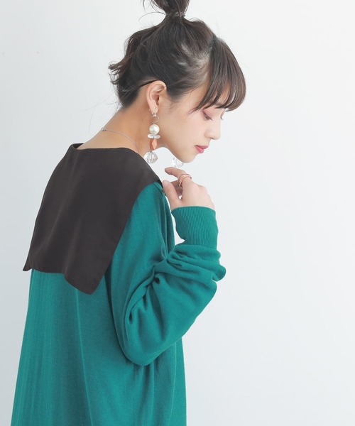 osharewalker（オシャレウォーカー）の「【廃盤】『セーラーカラーシアーシャツ』（シャツ/ブラウス・レディース・ブラック/グレイッシュブルー/ライトグレー・FREE）」の20枚目の写真