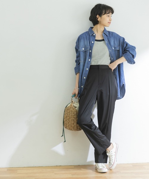 URBAN RESEARCH(アーバンリサーチ)の「ストレッチストレートカラーパンツ(その他パンツ・レディース・ブラック/イエロー/ブルー系その他・38/36)」の16枚目の写真