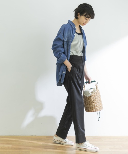 URBAN RESEARCH(アーバンリサーチ)の「ストレッチストレートカラーパンツ(その他パンツ・レディース・ブラック/イエロー/ブルー系その他・38/36)」の17枚目の写真