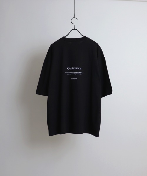 Confirm(コンファーム)の「PARIS ロゴ刺繍ルーズTシャツ【Confirm】(Tシャツ/カットソー・メンズ・ブラック/ホワイト/グレイッシュブルー・M/L)」の10枚目の写真
