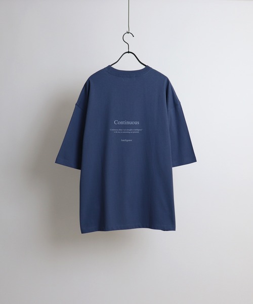 Confirm(コンファーム)の「PARIS ロゴ刺繍ルーズTシャツ【Confirm】(Tシャツ/カットソー・メンズ・ブラック/ホワイト/グレイッシュブルー・M/L)」の5枚目の写真