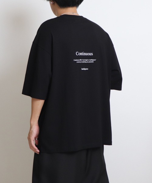 Confirm(コンファーム)の「PARIS ロゴ刺繍ルーズTシャツ【Confirm】(Tシャツ/カットソー・メンズ・ブラック/ホワイト/グレイッシュブルー・M/L)」の15枚目の写真