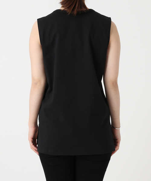 JOURNAL STANDARD（ジャーナルスタンダード）の「ノースリーブ SWEAT SHIRT（Tシャツ/カットソー・レディース・ホワイト/ホワイト系その他2/ブラック・FREE）」の19枚目の写真