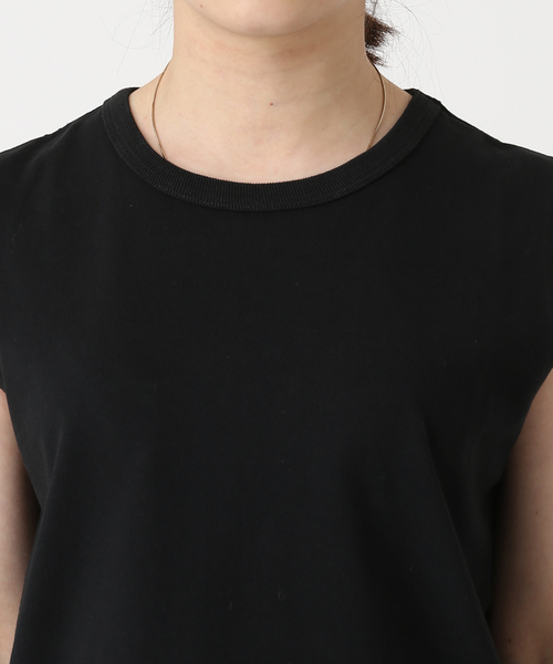 JOURNAL STANDARD（ジャーナルスタンダード）の「ノースリーブ SWEAT SHIRT（Tシャツ/カットソー・レディース・ホワイト/ホワイト系その他2/ブラック・FREE）」の20枚目の写真