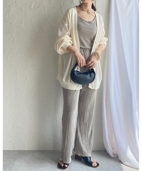 プリーツロングシャツ パンツセット プリーツロングシャツ パンツセット