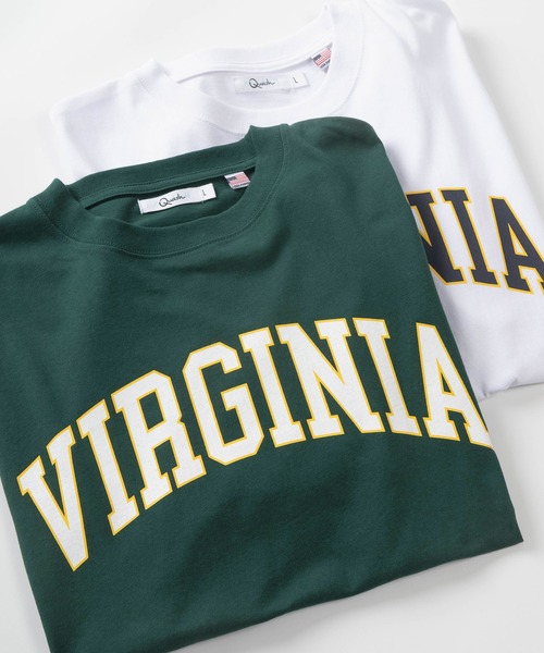 make a ray!(メイク ア レイ!)の「ビッグシルエット カレッジロゴプリント 半袖Tシャツ/リンガープリントTシャツ/Florida/MONTANA/WISCONSIN/VIRGINIA/【USAコットン】(Tシャツ/カットソー・レディース・ホワイト/チャコールグレー/グリーン/ホワイト系その他/グレー系その他/グリーン系その他/ホワイト系その他2/グレー系その他2・M/L)」の8枚目の写真