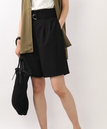DRESKIP | 2タックベルト付きショ－トパンツ(その他パンツ)