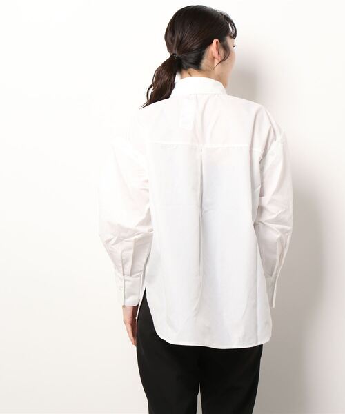 abc une face(アーベーセーアンフェイス)の「2WAYビッグ/オーバーサイズシャツ(シャツ/ブラウス・レディース・ホワイト/ライトピンク/ブラック/ライトブルー・FREE)」の13枚目の写真