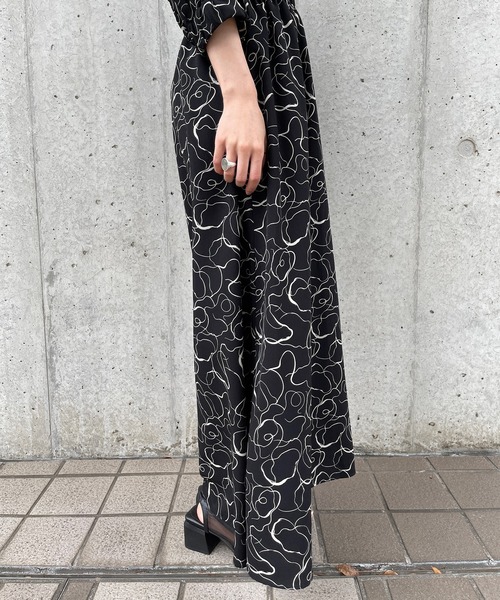 Ezick（エジック）の「ニュアンスプリントワンピース（ワンピース・レディース・オフホワイト/ブラック・FREE）」の22枚目の写真