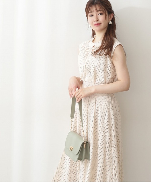 PROPORTION BODY DRESSING（プロポーションボディドレッシング）の「フリルネックレースブラウス / 1212210604（シャツ/ブラウス・レディース・ブラック/ブルー/オフホワイト・SMALL/MEDIUM）」の8枚目の写真