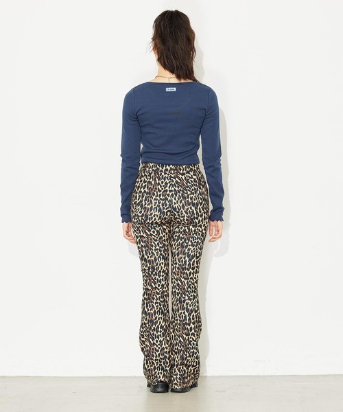 X-girl（エックスガール）の「FRONT DRAWSTRING L/S TOP（Tシャツ/カットソー・レディース・ブラック/ネイビー/ピンク・S/M）」の20枚目の写真