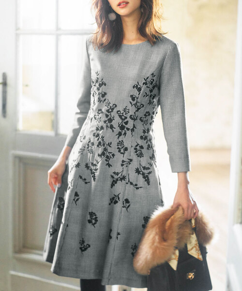 セール ブランド古着 Ryuryu 7分袖ワンピース ワンピース Geera ジーラ のファッション通販 Zozoused