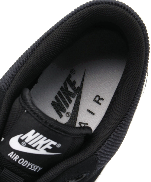 NIKE SPORTSWEAR（ナイキスポーツウェアー）の「メンズ ナイキ エアオデッセー ブラック NIKE AIR ODYSSEY 652989-010（スニーカー・メンズ・ブラック・26.5cm/28.5cm/28cm/27cm/27.5cm）」の4枚目の写真