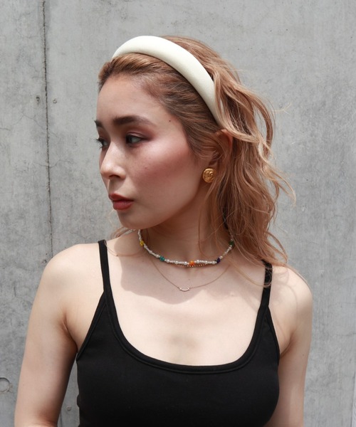 FIG&VIPER（フィグアンドバイパー）の「カラーカチューシャ（カチューシャ・レディース・ライトブルー/ホワイト/イエロー・FREE）」の9枚目の写真