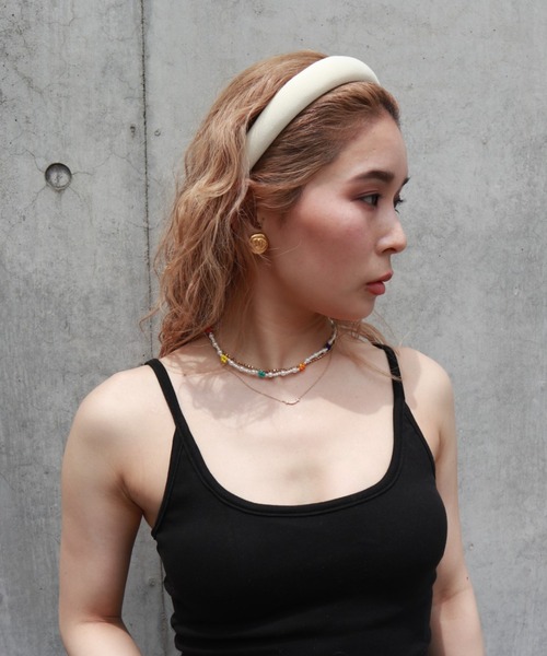 FIG&VIPER（フィグアンドバイパー）の「カラーカチューシャ（カチューシャ・レディース・ライトブルー/ホワイト/イエロー・FREE）」の13枚目の写真