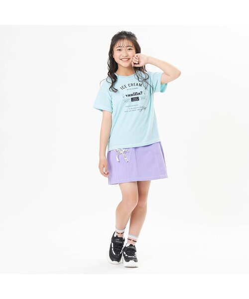 algy（アルジー）の「レースアップスカート（スカート・キッズ・サックスブルー/ピンク/ミント/ラベンダー・SMALL/MEDIUM/X-SMALL/XX-SMALL）」の5枚目の写真